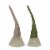 Northlight Christmas Gnome with Pointy Hat Figures - 10.5 - Green and Brown - Set of 2 Perspective: back