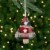 Northlight 4 Plaid Christmas Tree Shaped Plush Ornament Perspective: back