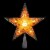 Northlight 9  Pre-Lit Gold and Amber Crystal 5 Point Star Christmas Tree Topper - Clear Perspective: back
