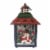 Northlight 33912034 11 in. Snowman Christmas Candle Lantern - Green, Red & Blue Perspective: back