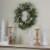 Northlight Pre-Lit Champagne Gold Pine Cone and Berry Mixed Pine Wreath - 22-Inch, Clear Perspective: back