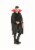 Northlight Black and Red Vampire Cape Boy Child Halloween Costume - Small Perspective: back