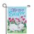Northlight 34219479 Happy Easter Bunny Outdoor Garden Flag - 12.5 x 18 in. Perspective: back