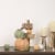 Northlight 12.5 Orange and Green Pumpkin Happy Thanksgiving Table Top Sign Perspective: back