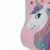 Northlight 20.5 Pink Velvet Unicorn With Sequins Christmas Stocking Perspective: back