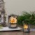 Northlight 5  Hand Painted Forest and Deer Flameless Glass Candle Holder Perspective: back