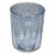 Northlight 5 Shiny Blue and Silver Winter Forest and Snowflake Flameless Candle Holder Perspective: back