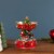 Northlight 6 Red and Gold Musical Santa on Train Christmas Carousel Music Box Perspective: back