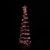 Northlight 4ft Lighted Spiral Christmas Tree with Star Tree Topper, Multi Lights Perspective: back