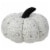 Northlight 7  Ivory Knitted Fall Harvest Tabletop Pumpkin Perspective: back