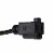 Northlight 20' Black 3-Prong Outdoor Extension Power Cord Perspective: back