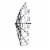 Northlight 16 Lighted Black B/O Spider Web Halloween Decoration with Purple LED Lights Perspective: back