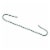 Northlight Club Pack of 50 Forest Green Jumbo Christmas Ornament Hooks 2.5 Perspective: back