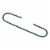 Northlight Club Pack of 100 Forest Green Christmas Ornament Hooks 1.5 Perspective: back