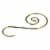 Northlight Club Pack of 40 Gold Christmas Ornament Hooks 1.75 Perspective: back