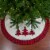 Northlight 48  White, Red and Black Buffalo Plaid Tree Christmas Tree Skirt Perspective: back