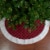Northlight 48 Red and Black Buffalo Plaid Christmas Tree Skirt with Faux Fur Trim Perspective: back