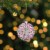 Northlight 3.75  Pink Doughnut with Sprinkles Glass Christmas Ornament Perspective: back