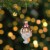 Northlight 4.5  Chocolate Ice Cream Sundae Glass Christmas Ornament Perspective: back