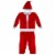 Northlight White and Red Santa Claus Boy's Christmas Costume - 6-8 Years Perspective: back