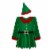 Northlight Women's Red and Green 2-Piece Elf Costume- Size XL Perspective: back