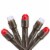 Northlight 2' x 8' Red and White LED Tree Trunk Wrap Christmas Lights, Brown Wire Perspective: back