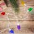 Northlight 25 Count Multi-Color LED C9 Christmas Lights, 16 ft White Wire Perspective: back