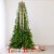 Northlight 48  x 10  Burlap and Gold Scroll 16 Loop Christmas Bow Decoration Perspective: back