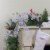 Northlight 14  x 9  Sheer Silver Snowflake 6 Loop Christmas Bow Decoration Perspective: back