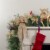 Northlight 14  x 9  Burlap and Gold Glittered Polka Dots 6 Loop Christmas Bow Decoration Perspective: back