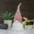 Northlight 20 Pink and White Plaid Spring Gnome Head Table Top Decor Perspective: back