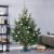 Northlight Green Live Christmas Tree Stand - For Trees up to 9ft Tall Perspective: back