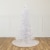 Northlight 4' Pre-Lit Woodbury White Pine Slim Artificial Christmas Tree, Multi Lights Perspective: back
