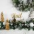 Northlight 11  Pine and Pine Cone  NOEL  Tabletop Christmas Decor Perspective: back