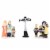 Northlight 9-Piece Santa and His Carolers Christmas Village Display Set Perspective: back