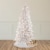 Northlight 6.5' Pre-Lit Medium Flocked Norway Pine Artificial Christmas Tree, Warm White LED Perspective: back
