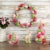 Northlight 3-Piece Speckled Easter Egg Tree, Ball and Wreath Set Perspective: back
