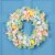 Northlight Pastel Easter Egg and Ribbons Wreath, 22-Inch, Unlit Perspective: back