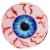 Northlight Set of 4 Bloodshot Eyeballs Halloween Decorations 2 Perspective: back