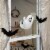 Northlight 10 Ghastly Ghost 3-D Halloween Window Decoration Perspective: back