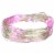 Northlight 50-Count Pink LED Micro Fairy Christmas Lights - 16ft, Copper Wire Perspective: back