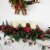 Northlight 30 Green Pine Triple Candle Holder with Bows and Plaid Christmas Ornaments Perspective: back