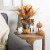 Northlight 18 Autumn Harvest Tabletop Canister Decoration with Artificial Fall Foliage Perspective: back