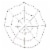 Northlight 5' Lighted Orange and Black Spider in Web Halloween Decoration, Black Wire Perspective: back