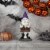 Northlight 11.75 Gnome Skeleton Keep Out Halloween Decoration Perspective: back
