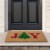 Northlight Natural Coir Joy Christmas Tree Doormat 18 x 30 Perspective: back
