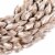 Northlight Champagne Gold Budding Leaves Glitter Christmas Wreath, 11.5-Inch, Unlit Perspective: back