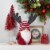 Northlight 12  Red and White Gnome with Antlers Christmas Decoration Perspective: back