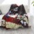Fluffy Plush Throw Blanket 50 x 60 Inch - American Flag Bald Eagle Print, Lightweight Perspective: back