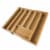 Bamboo Expandable Utensil Drawer Organizer Flatware, Utensil, Cutlery Kitchen Divider Perspective: back